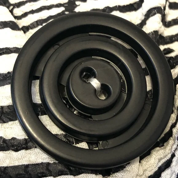 IC by Connie K Black and White Stripped & Textured Blazer - Picture 11 of 16